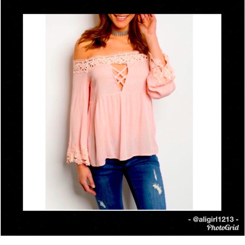 Boho Off-Shoulder Top